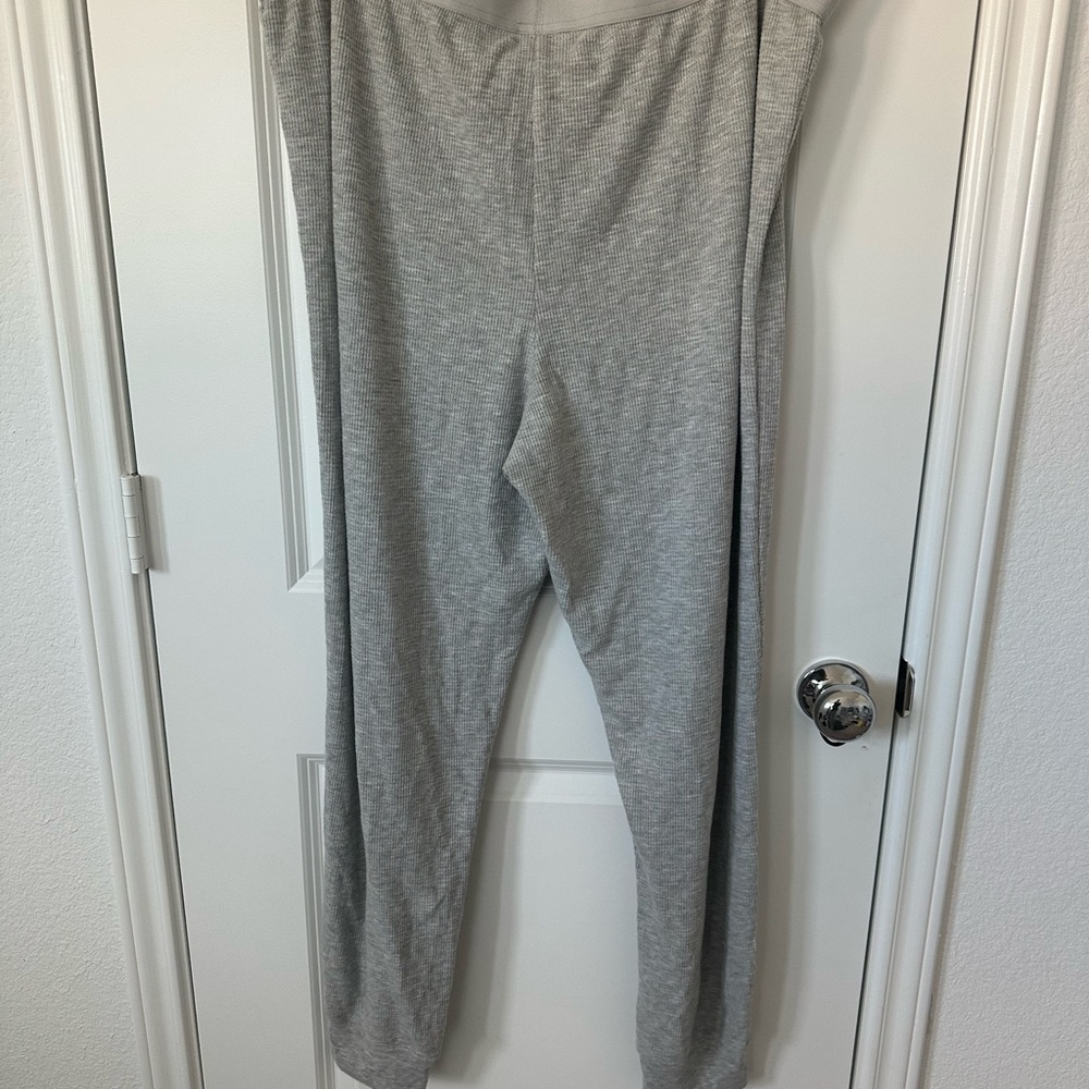 Wondershop Men's Grey Waffle Knit Sleepwear Long Johns - Picture 6 of 6